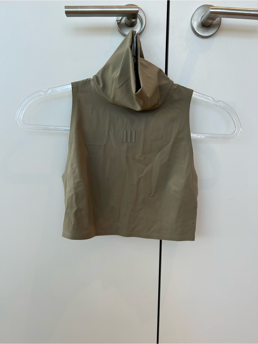 Fear of God Sleeveless Turtleneck Crop Top - Olive Green